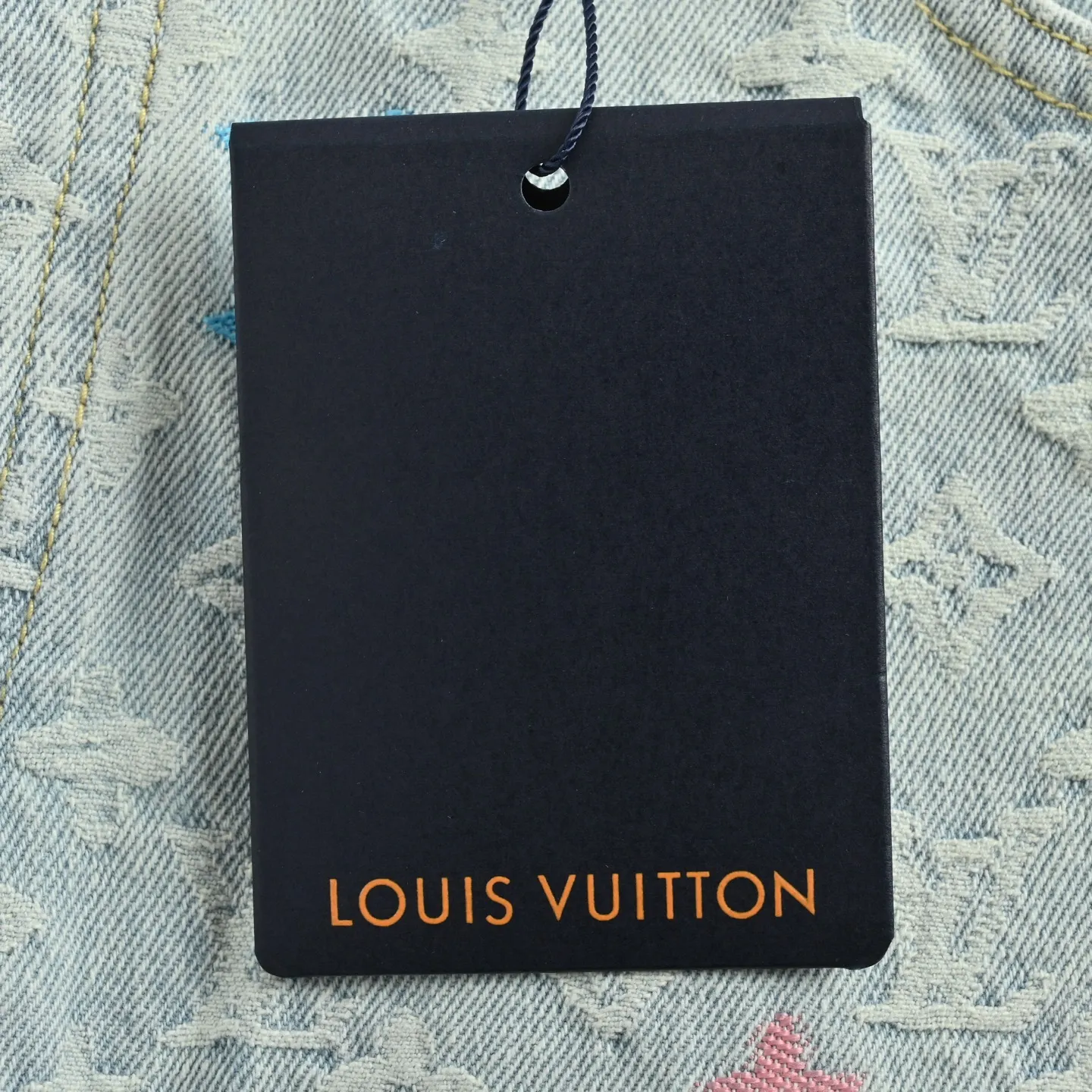 Louis Vuitton/Louis Vuitton Tyler joint style old flower jacquard embroidered jeans